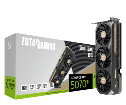 Karta graficzna NVIDIA Zotac GeForce RTX 5070 Ti Solid Core OC 16GB GDDR7 DLSS5